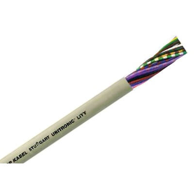 Cable UNITRONIC LIYY con conductores de colores expuestos