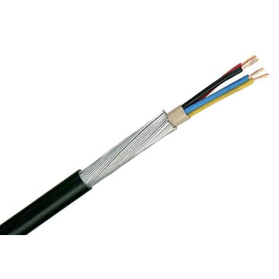 Cable multipolar con armadura metálica