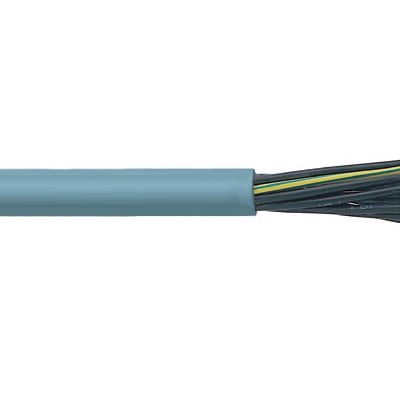 Cable ÖLFLEX CLASSIC 110 con cubierta gris y conductores expuestos