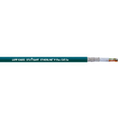 Cable ETHERLINE Cat.5e Flex con cubierta verde