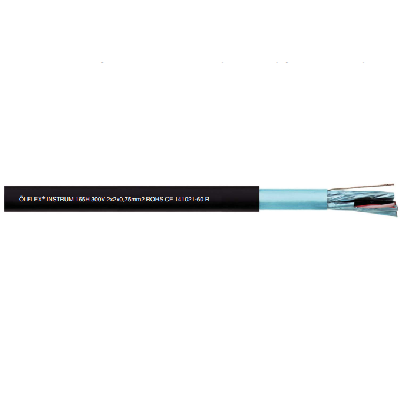 Cable ÖLFLEX INSTRUM 164 H/165 H con capas y conductores expuestos