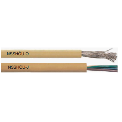 Cables NSSHÖU con cubiertas beige