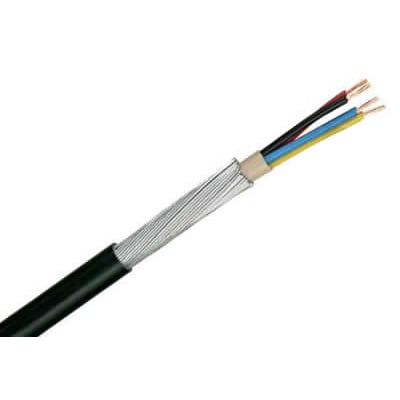 Cable armado XLPE/PVC/SWA/PVC con armadura y conductores expuestos