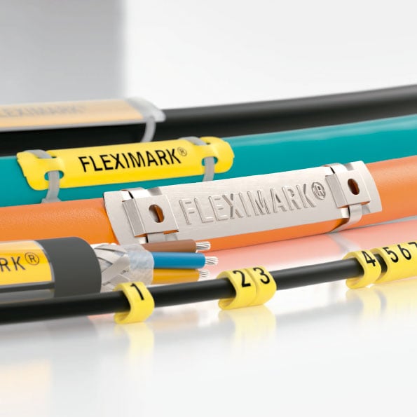 Marcadores FLEXIMARK para cables de distintos formatos