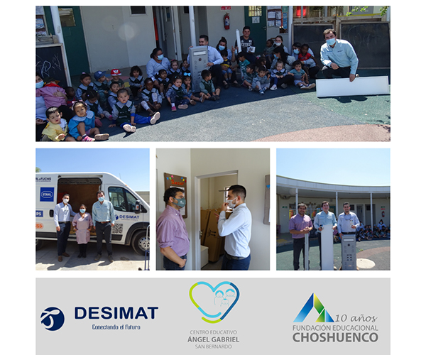 Comprometidos con la comunidad educativa, Desimat hizo importante donación de iluminación Philips a Jardín Infantil Ángel Gabriel