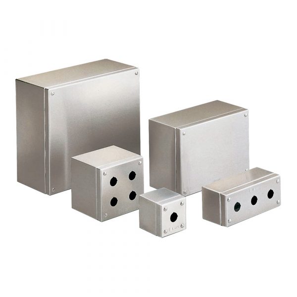 Cajas y estaciones de control en acero inoxidable AISI 304